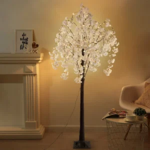 Cherry Blossom 6ft Lighted Tree for Decoration Inside