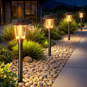 Solar Pathway Lights Outdoor – Modern Solar Landscape Lighting