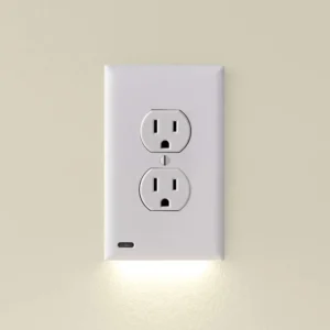 3-Pack LED Night Light Wall Plates with Auto Sensor
