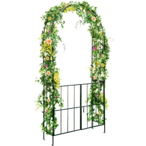 7.5Ft Garden Arbor with Gate