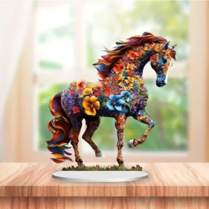 Colored Horse Statue Light Catcher