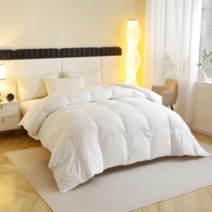 1 Piece Duck Feather Quilted Comforter - 100% Duck Feather